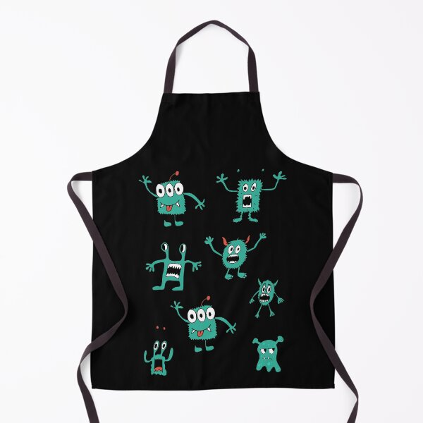 Item preview, Furry Green Monster designed and sold by HoneyBadgerBox.