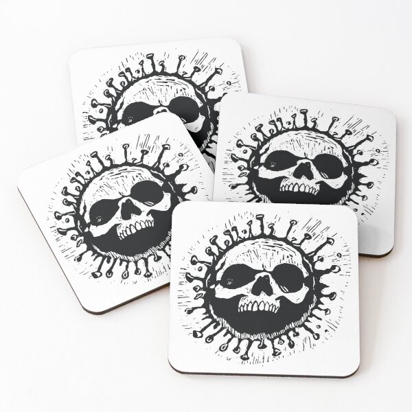 Item preview, 2020 Coronavirus Covid Skull designed and sold by la-mexicana.