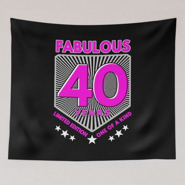 Item preview, Fabulous 40th Birthday designed and sold by MoonsmileProd.