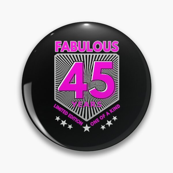 Item preview, Fabulous 45th Birthday designed and sold by MoonsmileProd.