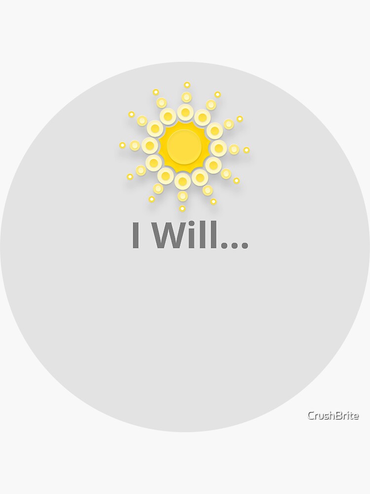 Thumbnail 3 of 3, Sticker, Keep Inspired and Crushing. designed and sold by CrushBrite.