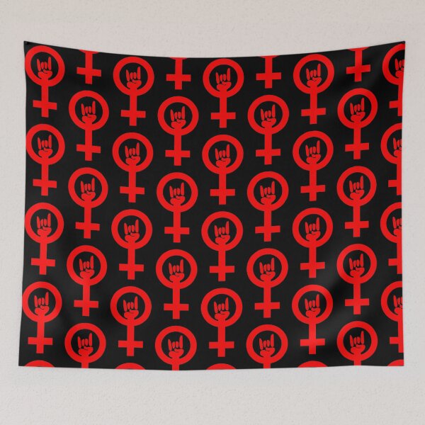 Item preview, The Feminist Metal Fist! designed and sold by cultthirtythree.