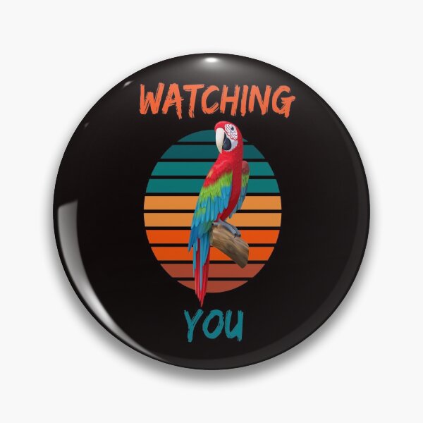 Item preview, Parrots Watching You Funny Parrot Lovers Pet Owner Shirt designed and sold by Hema Thilakaratne.