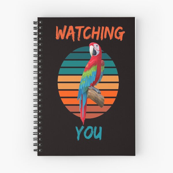 Item preview, Parrots Watching You Funny Parrot Lovers Pet Owner Shirt designed and sold by Hema Thilakaratne.