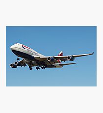 British Airways 747 Photographic Print