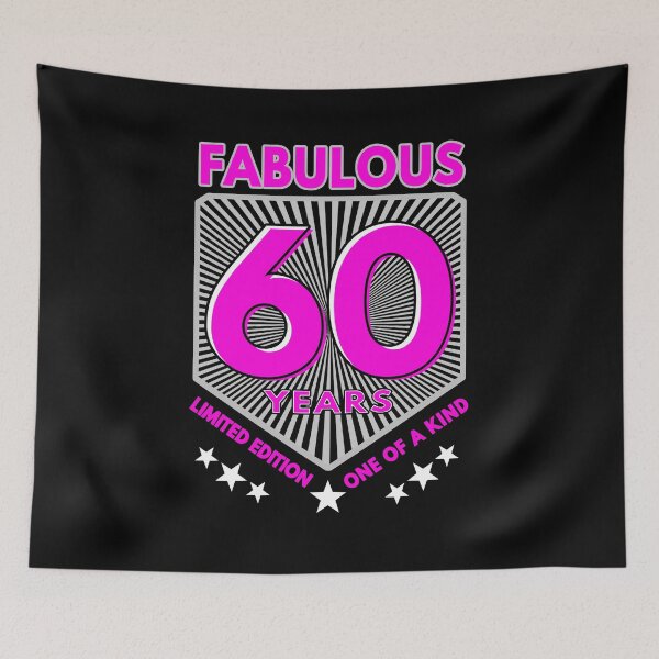 Item preview, Fabulous 60th Birthday designed and sold by MoonsmileProd.