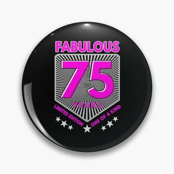 Item preview, Fabulous 75th Birthday designed and sold by MoonsmileProd.