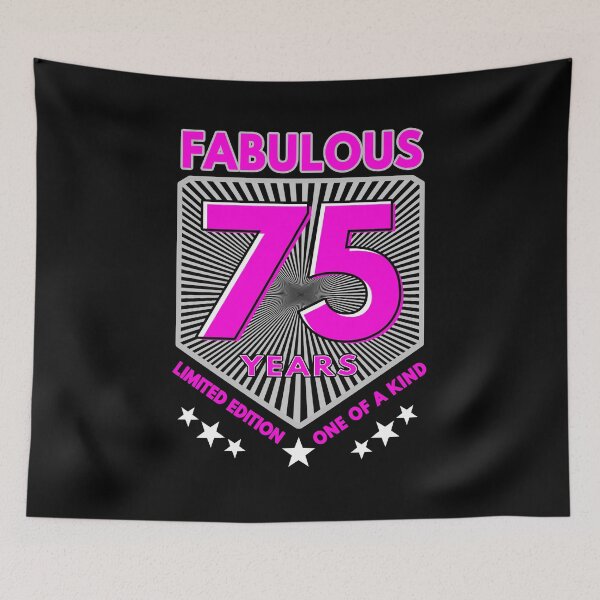 Item preview, Fabulous 75th Birthday designed and sold by MoonsmileProd.