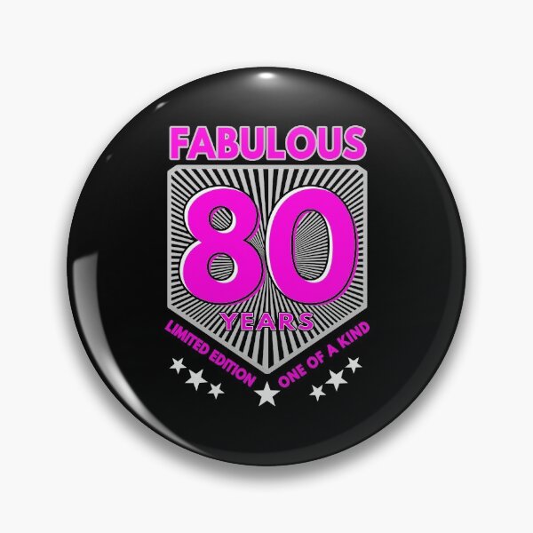 Item preview, Fabulous 80th Birthday designed and sold by MoonsmileProd.