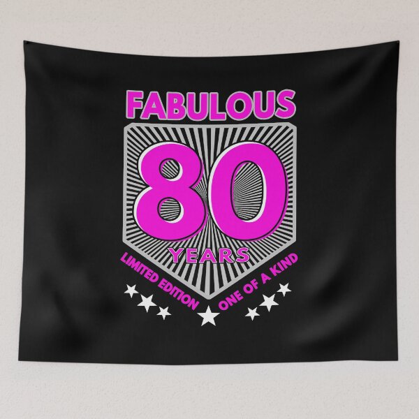 Item preview, Fabulous 80th Birthday designed and sold by MoonsmileProd.
