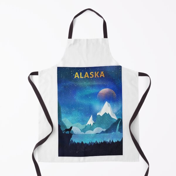 Item preview, Vintage style retro Alaska, USA, Travel Design art designed and sold by Designbuddies.