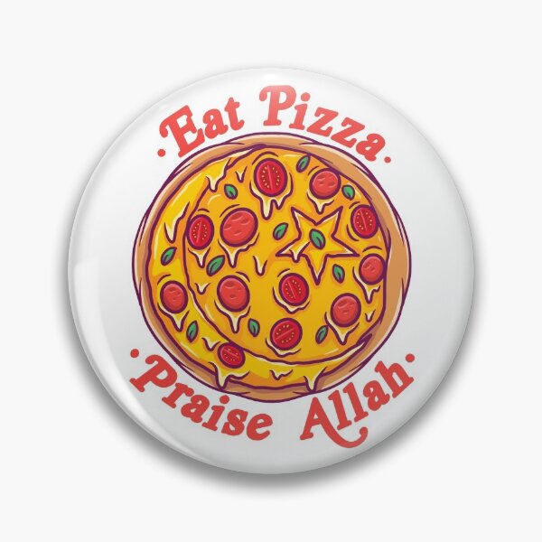 Aperçu de l'œuvre Mangez de la pizza, louez Allah créée et vendue par FreshDecay.