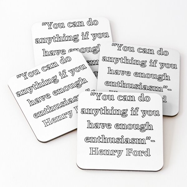Item preview, Henry Ford on enthusiasm designed and sold by TheWallFlowersofCypress.