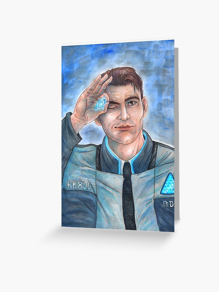 Detroit: Become Human Connor RK800 Android Greeting Card for Sale