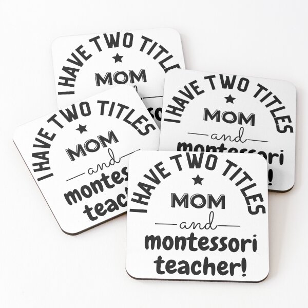 Item preview, Tengo dos títulos de mamá y maestra Montessori, la mejor mamá de la historia designed and sold by TeyMank.