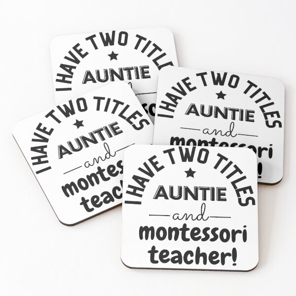 Item preview, Tengo dos títulos de tía y maestra Montessori designed and sold by TeyMank.