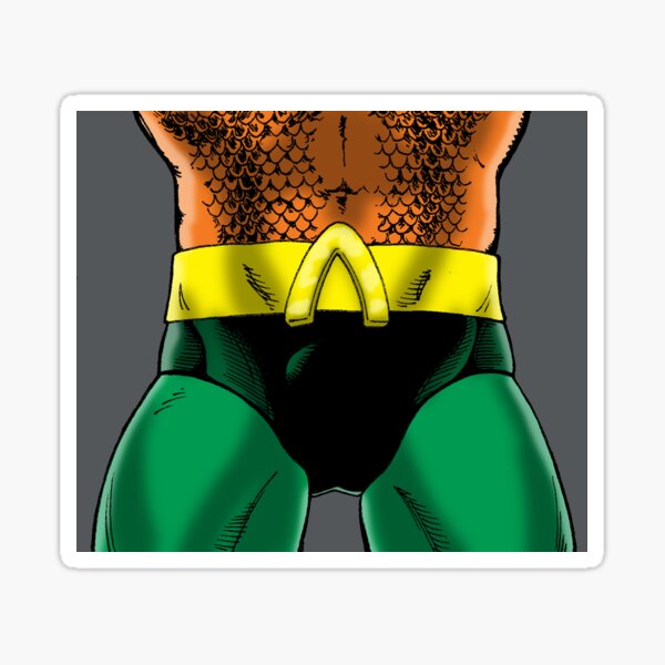 "Aquatic Dude" Groin Sticker