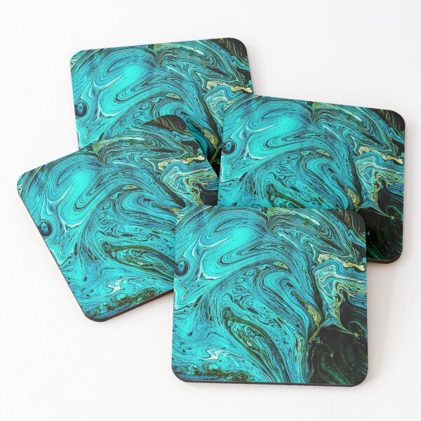 Item preview, Hydro Dipped Turquoise Brain Matter 1 of 5 designed and sold by ArtRoomOregon.