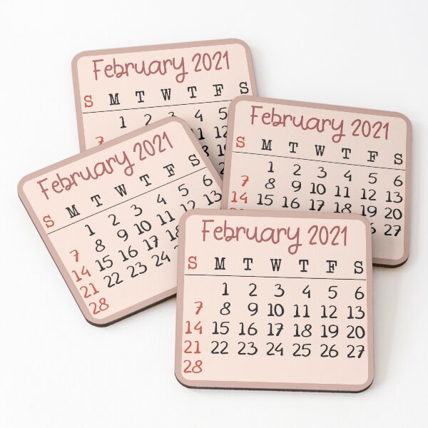 Item preview, Calendar 2021 February designed and sold by OkihanaShop.