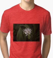 White Flowers Tri-blend T-Shirt