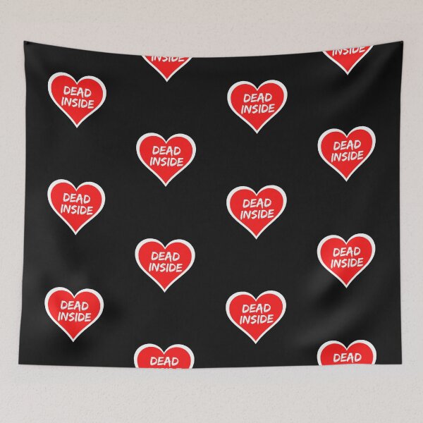 Item preview, Funny Anti-Valentines Day Gag Gift Dead Inside Convo Heart designed and sold by FazCreations.