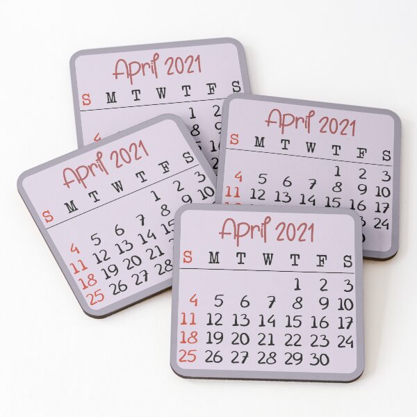 Item preview, Calendar 2021 April designed and sold by OkihanaShop.