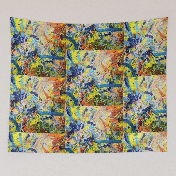 Item preview, Explore - colorful abstract acrylic painting designed and sold by acdlart.
