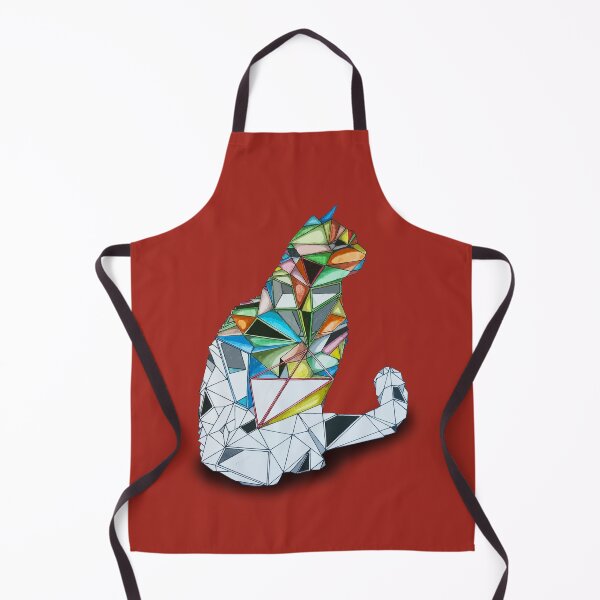 Item preview, colorful geometric cat design designed and sold by dominic0925.