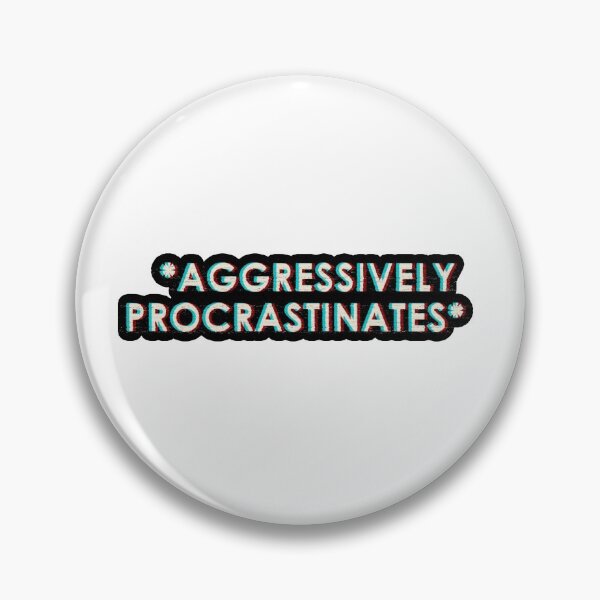 Item preview, aggressively procrastinates glitched designed and sold by ABDEZIGN.