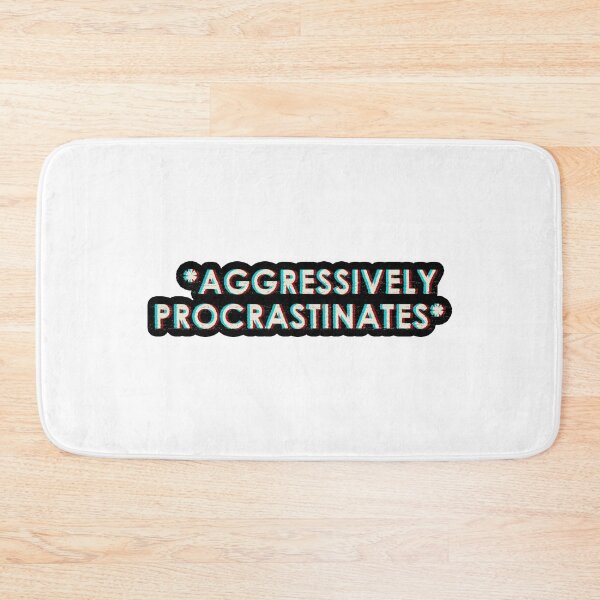 Item preview, aggressively procrastinates glitched designed and sold by ABDEZIGN.