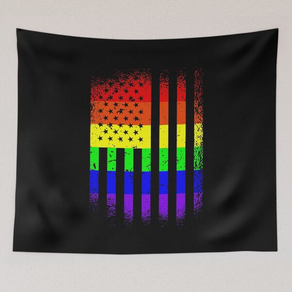 Item preview, american pride flag rainbow  designed and sold by Gossip Rag.