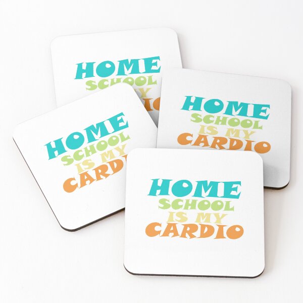 Item preview, HOME SCHOOL IS MY CARDIO Sticker designed and sold by Shop us .