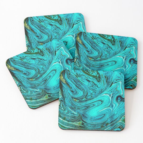 Item preview, Hydro Dipped Turquoise Brain Matter 3 of 5 designed and sold by ArtRoomOregon.