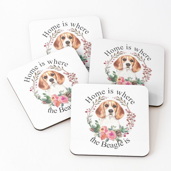 Item preview, Home is Where The Beagle is, Sticker T-Shirt Laptop Water Bottle designed and sold by StickerArtwork.