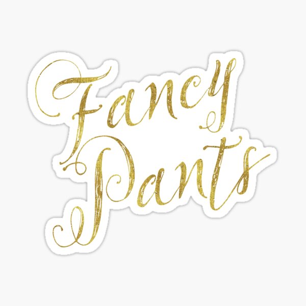Fancy Pants Man (x3) Sticker for Sale by makdam18