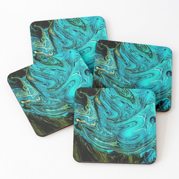 Item preview, Hydro Dipped Turquoise Brain Matter 4 of 5 designed and sold by ArtRoomOregon.