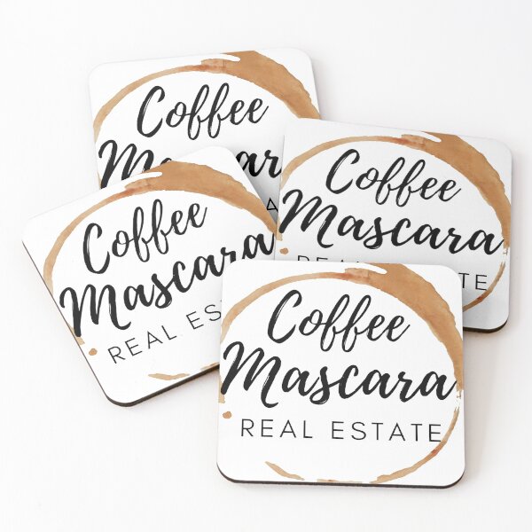 Item preview, coffee mascara real estate designed and sold by JocelynCrafts.