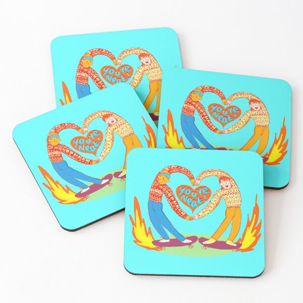 Item preview, You’re Neat! Skateboarding Boyfriends Design designed and sold by omnishamblesart.