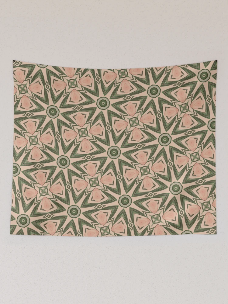 Thumbnail 2 of 3, Tapestry, Exploding Stars - Abstract Geometric Seamless Pattern designed and sold by FlawlessPattern.