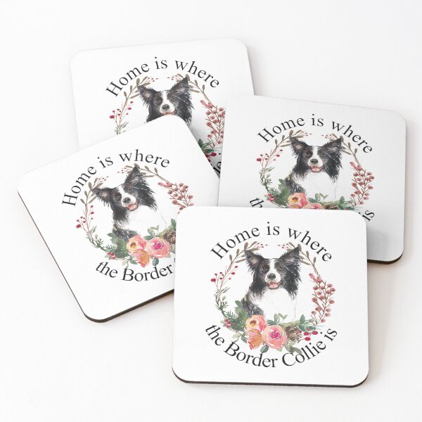 Item preview, Home is Where the Border Collie is, Sticker T-Shirt Laptop Water Bottle designed and sold by StickerArtwork.