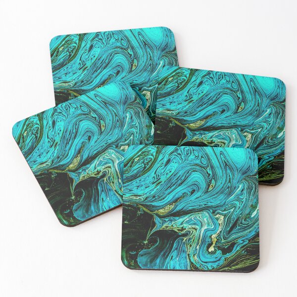 Item preview, Hydro Dipped Turquoise Brain Matter 5 of 5 designed and sold by ArtRoomOregon.