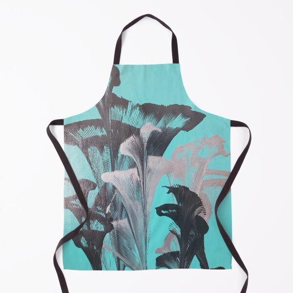 Item preview, Chain pulled teal with silver and black flowers designed and sold by Kim-Pratt.