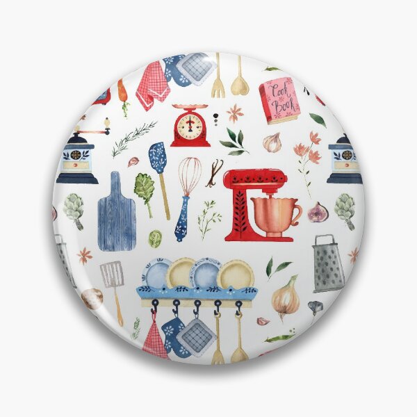 Item preview, Rustic Hand Painted Country Kitchen Pattern designed and sold by Laura Lise Wong.