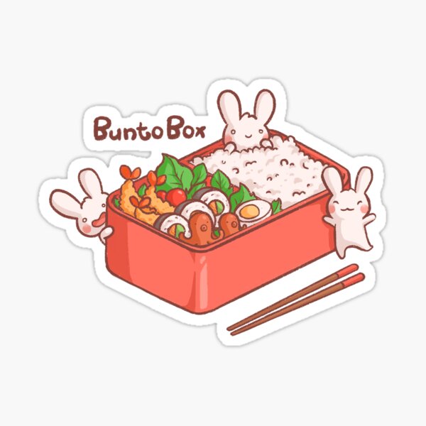 Kawaii Bento Box Sticker for Sale by OtakuAtWork