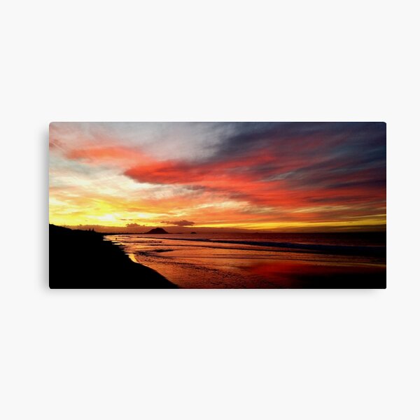 Papamoa Beach Sunset Canvas Print