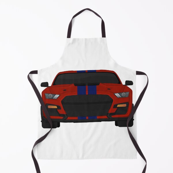 Item preview, Shelby GT500 2020 Rapid-Red + Kona-blue Stripes designed and sold by VenZolic.