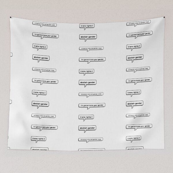 Item preview, gender text bubbles designed and sold by wordswithfonts.