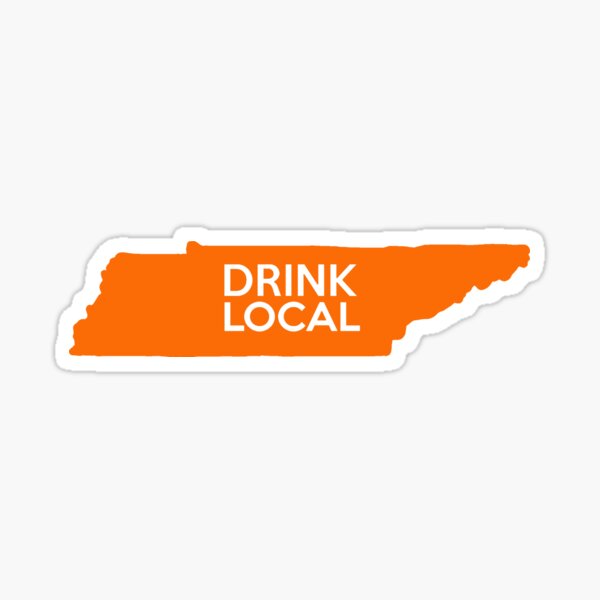 Artikel-Vorschau von Tennessee Drink Local TN Orange, designt und verkauft von Mind of State.