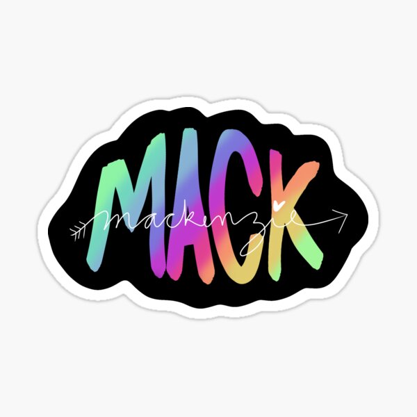 &ldquo;Mackenzie Rainbow&rdquo; Sticker for Sale by MOP3Chisholm | Redbubble