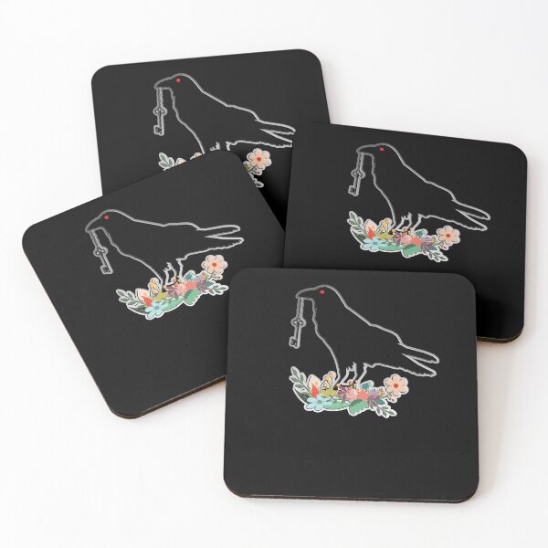 Item preview, Crow Flowers Key Birthday Gift designed and sold by GBDesigner.
